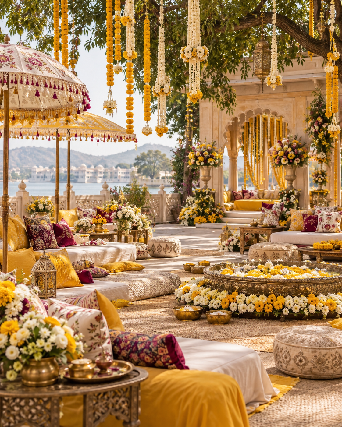 Luxury wedding reception décor