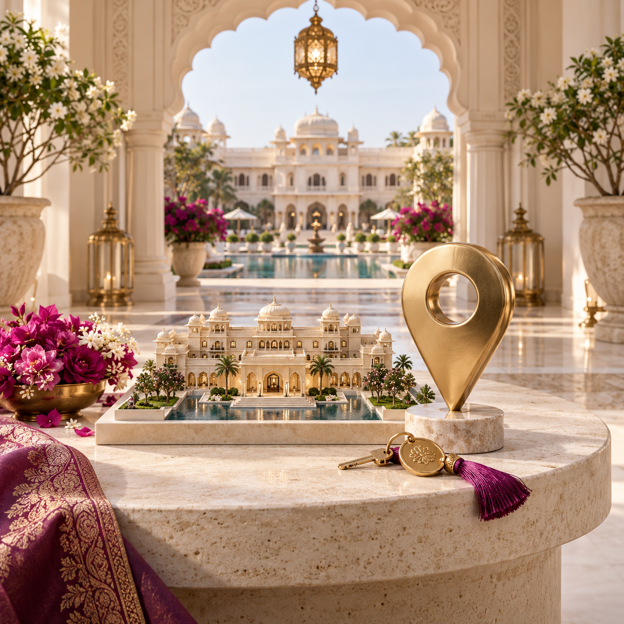 Luxury palace hotel and destination venue sourcing